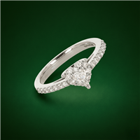 Ring Namuri Woman in Gold Diamante AN-HEART025